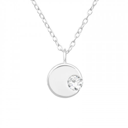 925 Silver Round Necklace