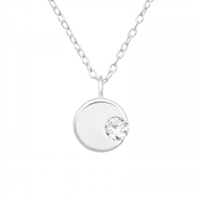 925 Silver Round Necklace