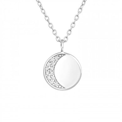 925 Silver Moon Necklace
