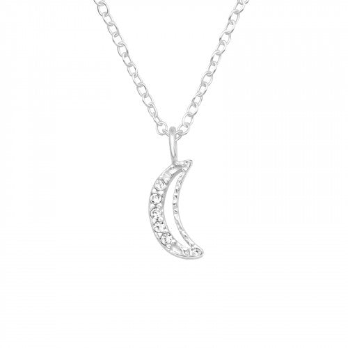 925 Silver Moon Necklace