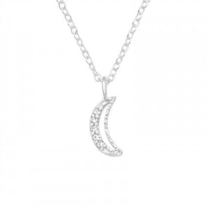 925 Silver Moon Necklace