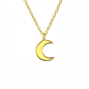 925 Silver Moon Necklace