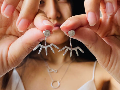 925 Silver Earring Cuff Trendy Collection