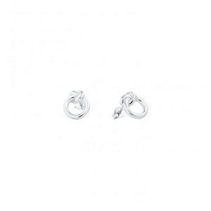 925 Silver Knot Stud