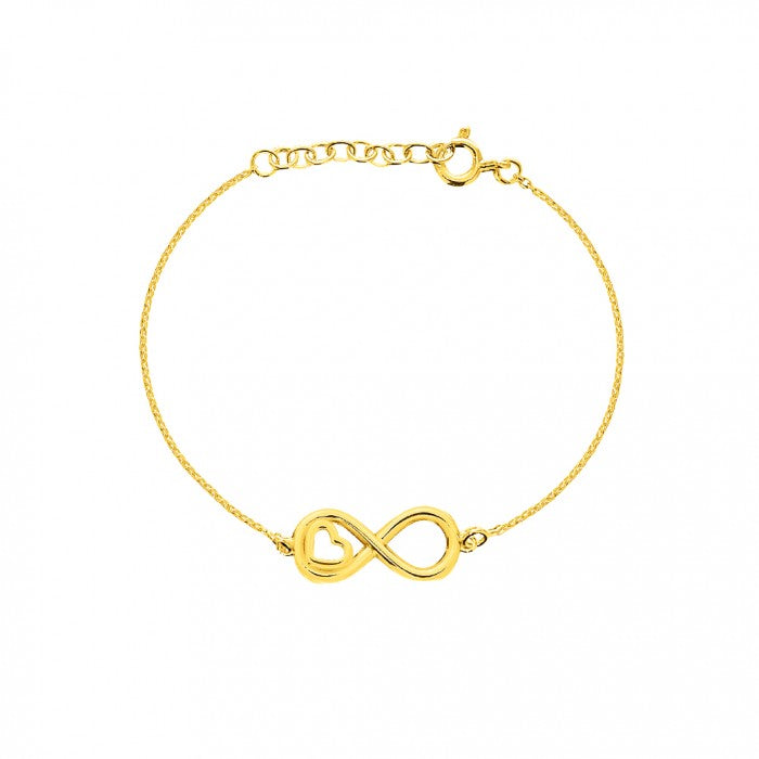 925 Silver Mini Heart Infinity