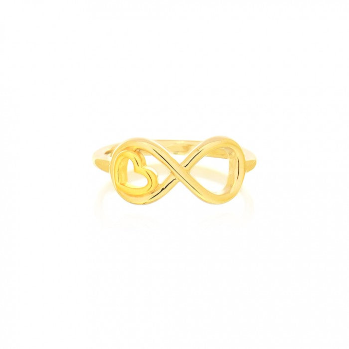925 Silver Mini Heart Infinity