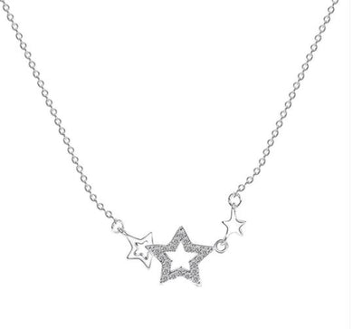 925 Silver Women's Star Necklace