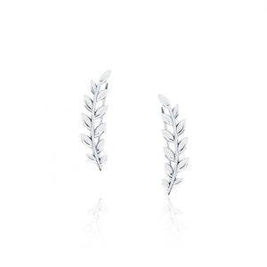 925 Silver Olive Wreath Leaf