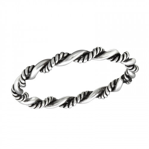 925 Silver Twisted Ring