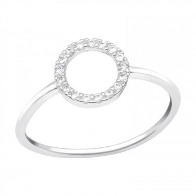 925 Silver Circle Ring