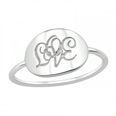 925 Silver Love Ring