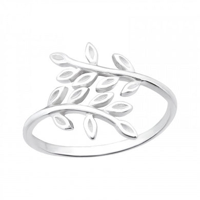 925 Silver Olive Leaf Ring