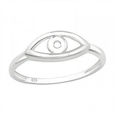 925 Silver Evil Eye Ring