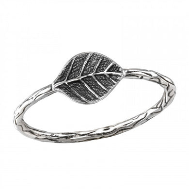 925 Silver Leaf Ring