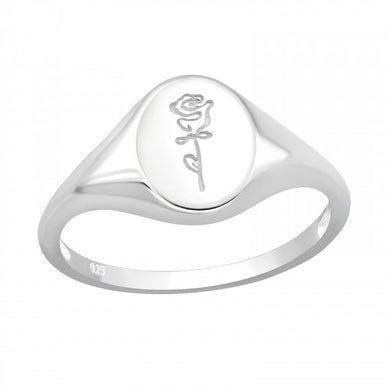 925 Silver Rose Ring