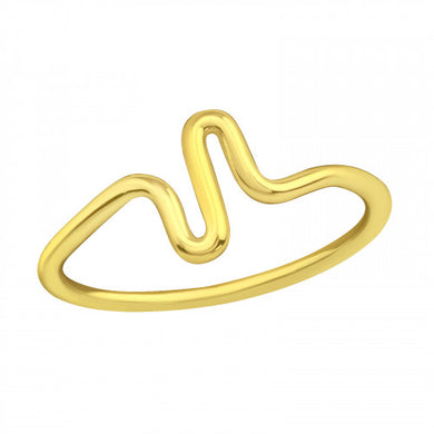 925 Silver Gold Childrens Ring