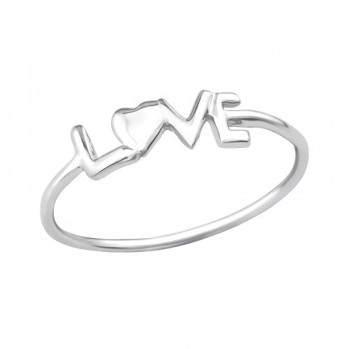 925 Silver Love Ring