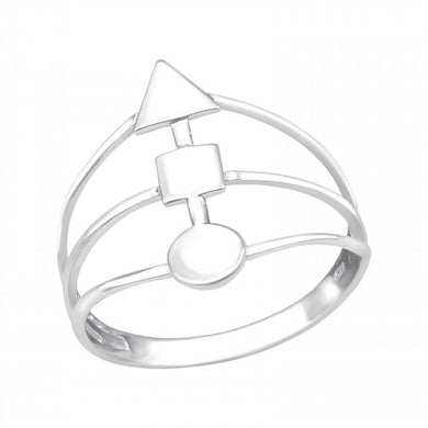 925 Silver Geometric Ring