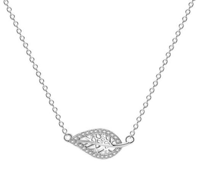 925 Silver Women's Leaf Necklace