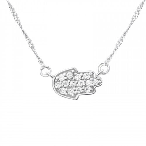 925 Silver Hamsa Necklace