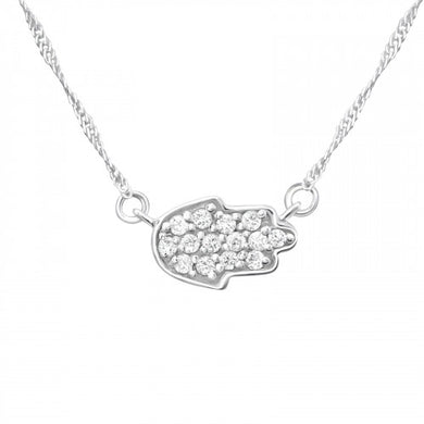 925 Silver Hamsa Necklace