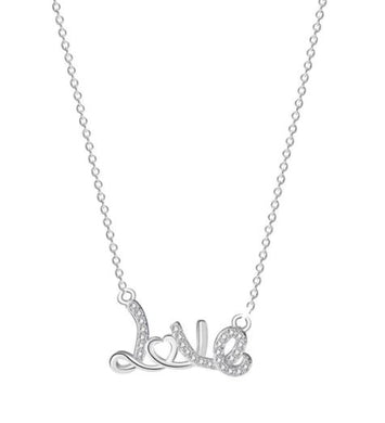 925 Silver Women's Love Necklace