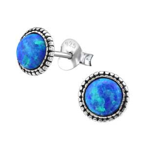 925 Silver Round Earring