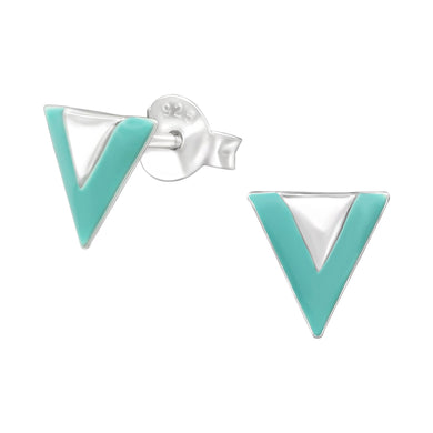 925 Triangle Earring