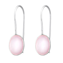 Load image into Gallery viewer, 925 Silver Oval Earring