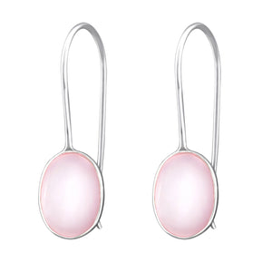 925 Silver Oval Earring