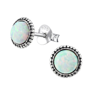 925 Silver Round Earring