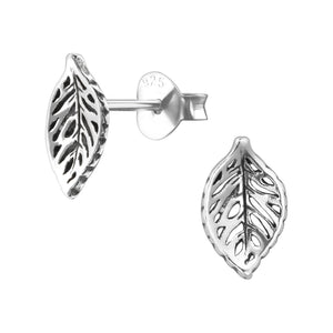 925 Silver Leaf Earring