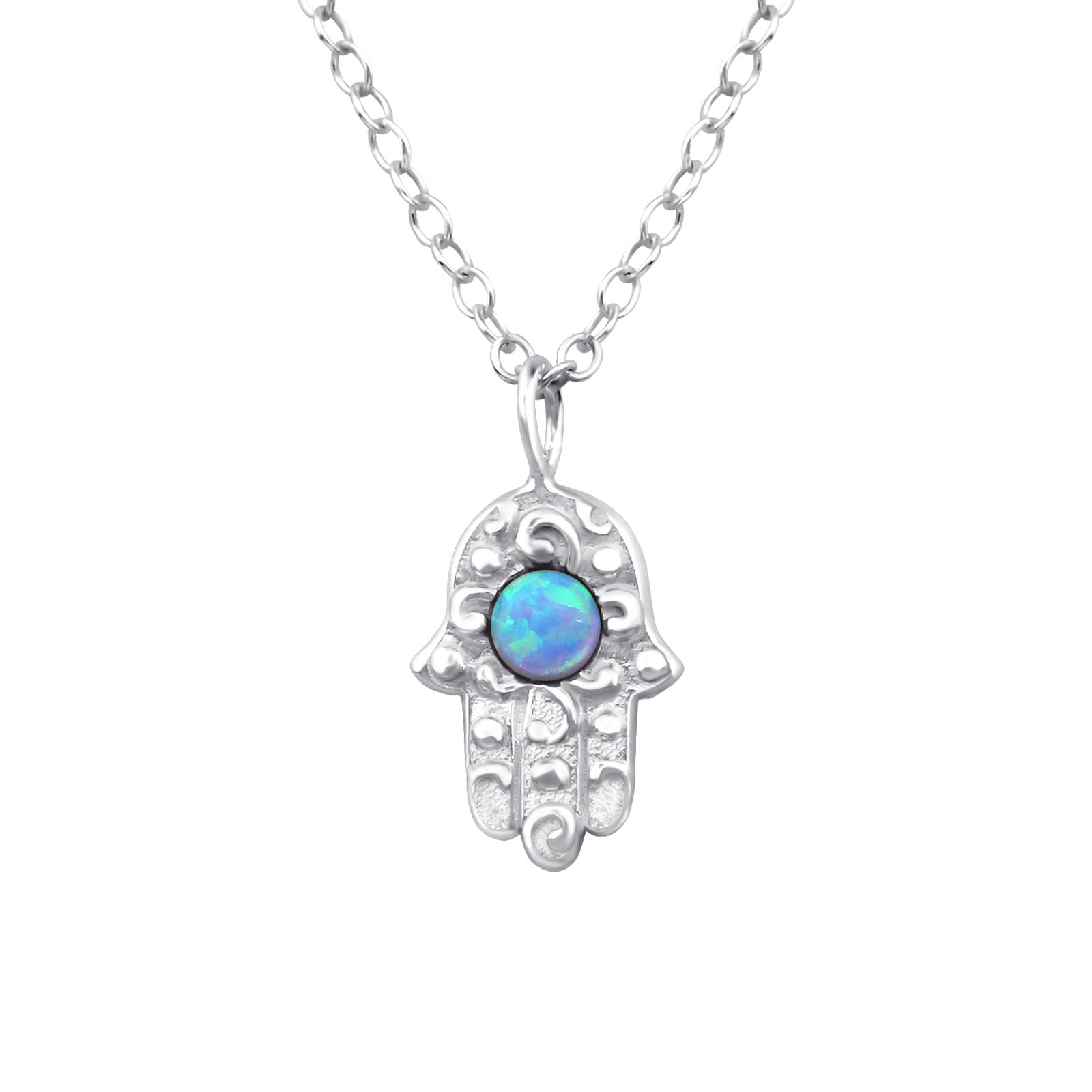 925 Silver Hamsa Necklace