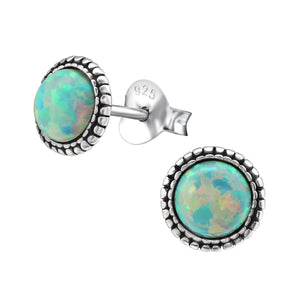 925 Silver Round Earring