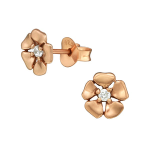 925 Silver Flower Earring