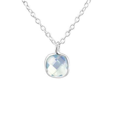 925 Silver Square Necklace