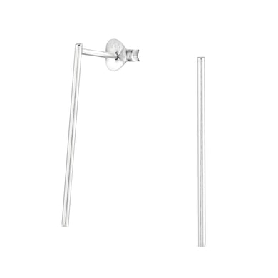 925 Silver Bar Earring