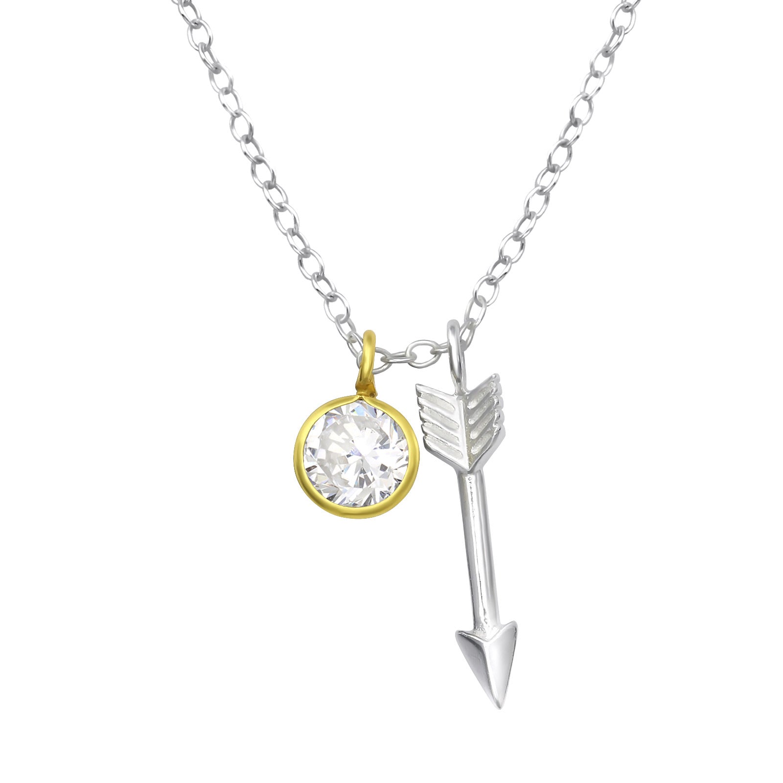 925 Silver Arrow Necklace