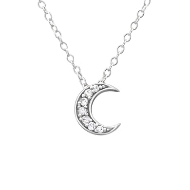 925 Silver Moon Necklace