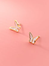 Load image into Gallery viewer, 925 Silver Butterfly Earring