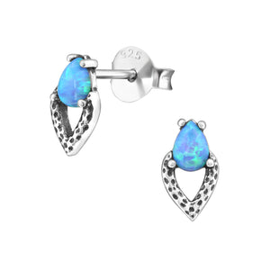 925 Silver Pear Earring