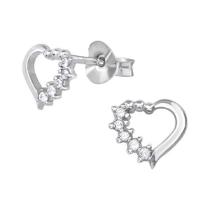 925 Silver Heart Earring