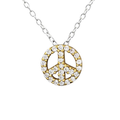 925 Silver Peace Necklace