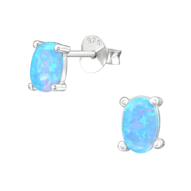 925 Silver Oval Earring