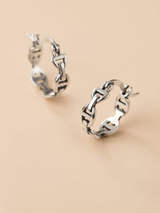 925 Silver Geometric Earring