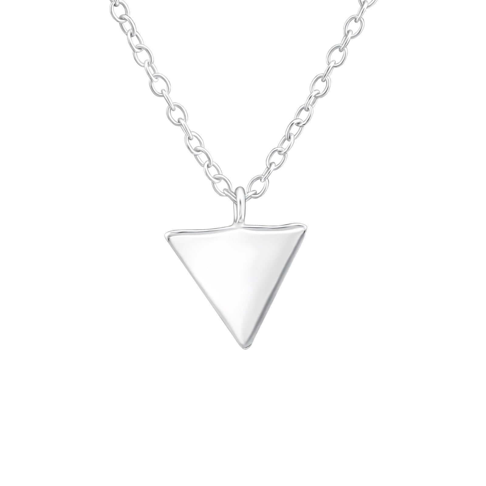 925 Silver Triangle Necklace