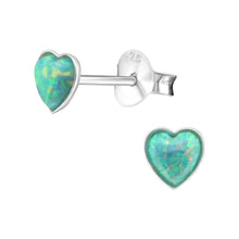 Load image into Gallery viewer, 925 Silver Heart Earring