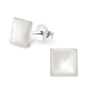 925 Silver Square Earring