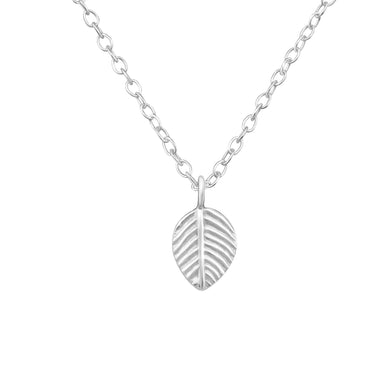 925 Silver Leaf Necklace