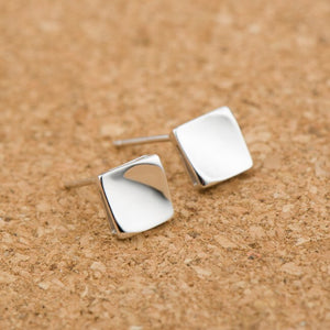 925 Silver Square Earring